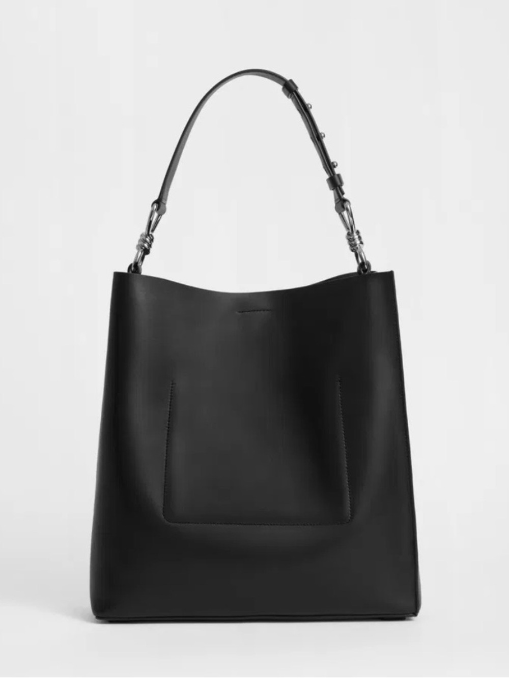 All Saints Captain Leather North South Tote Bag